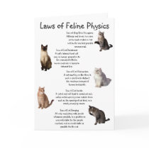 "Laws of Feline Physics" Cards