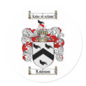 LAWSON FAMILY CREST -  LAWSON COAT OF ARMS stickers