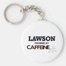 Lawson powered by caffeine key chains