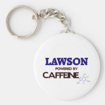 Lawson powered by caffeine key chains