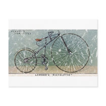 Lawson's Bicyclette-1879 - distressed postcards