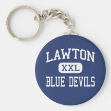 Lawton Blue Devils Middle Lawton Michigan Key Chains