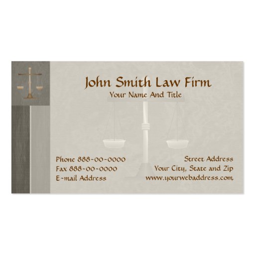 Lawyer Attorney Business Card