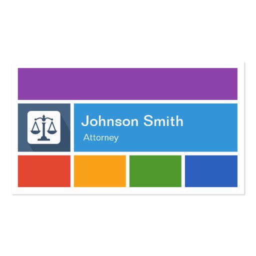 Lawyer Attorney - Creative Modern Metro Style Business Cards