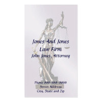 Lawyer Attorney Symbol Legal Business Card