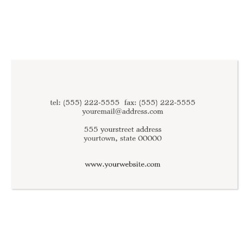 Lawyer Black Linen Look Scales of Justice Business Card Template (back side)