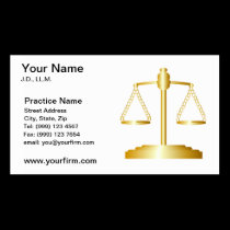 Lawyer Business Card business cards