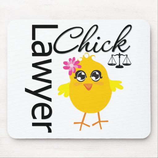 Lawyer Chick Mouse Mats