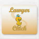 Lawyer Chick Mouse Pads