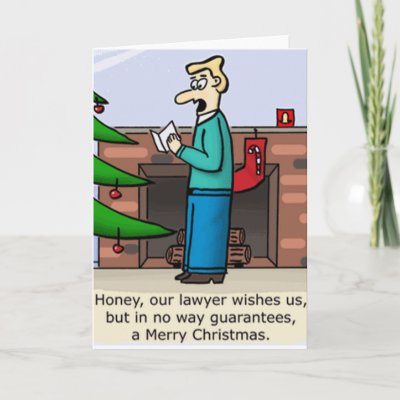 Lawyer Christmas Card