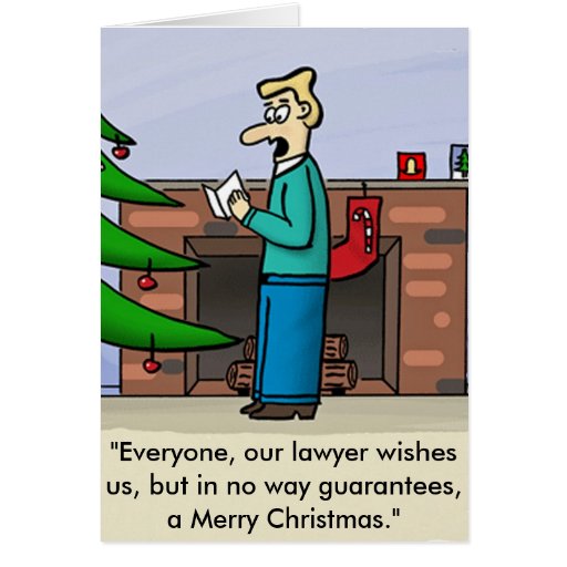 Lawyer Christmas Card Zazzle