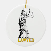 LAWYER CHRISTMAS ORNAMENT