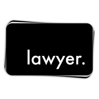 lawyer. (color customizable) business card