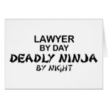 Lawyer Deadly Ninja by Night Cards