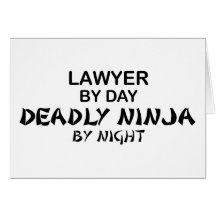 Lawyer Deadly Ninja by Night Cards