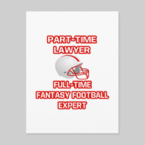 Lawyer .. Fantasy Football Expert Post Card