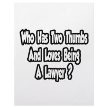 Lawyer Joke...Two Thumbs Letterhead