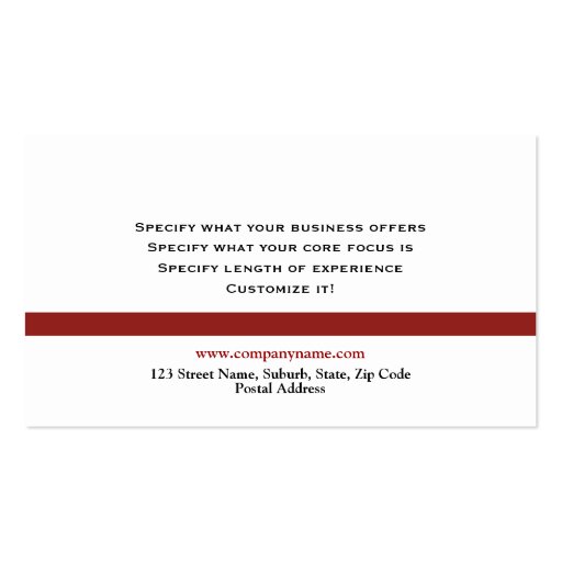 Lawyer law legal attorney firm business card templates (back side)