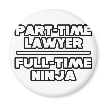 Lawyer / Ninja Fridge Magnet