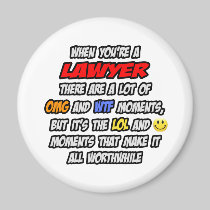 Lawyer .. OMG WTF LOL Refrigerator Magnet