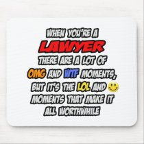 Lawyer .. OMG WTF LOL Mouse Pads