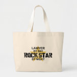 Lawyer Rock Star by Night Canvas Bag