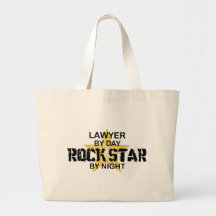 Lawyer Rock Star by Night Canvas Bag