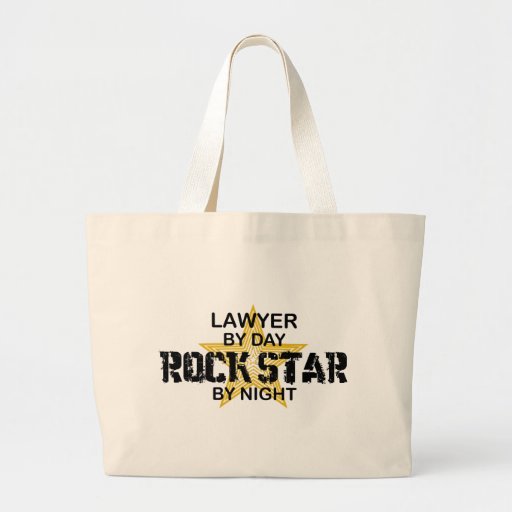 Lawyer Rock Star by Night Canvas Bag