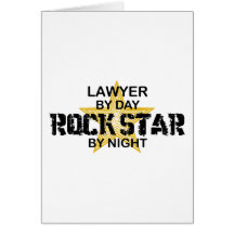 Lawyer Rock Star by Night Cards