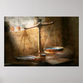 Lawyer - Scale - Balanced law Poster
