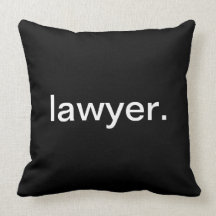 Lawyer Throw Pillows