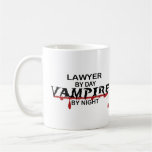 Lawyer Vampire by Night Coffee Mugs