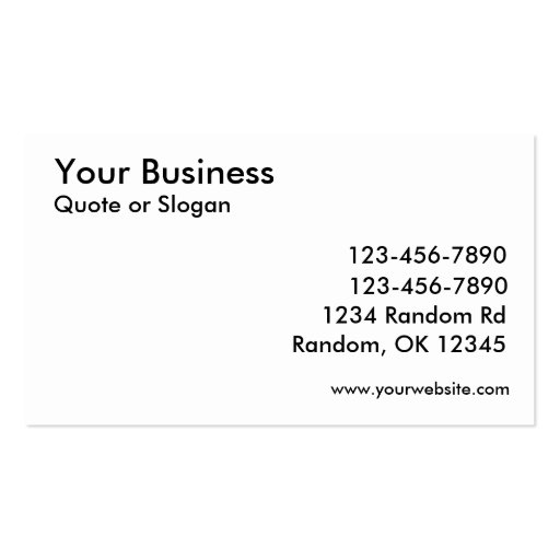 Lawyered humor customizable business cards (back side)