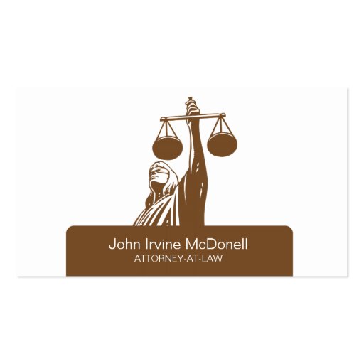 Lawyer's Business Cards (front side)