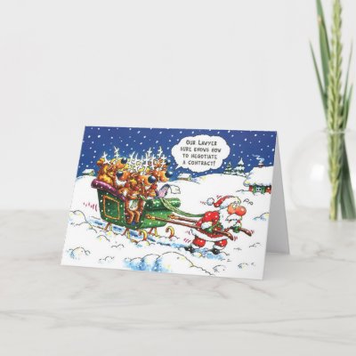 Lawyers Christmas Greeting Cards