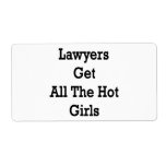 Lawyers Get All The Hot Girls Shipping Labels