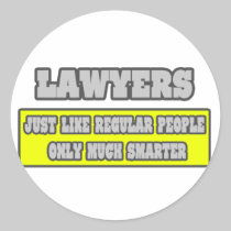 Lawyers...Much Smarter Sticker