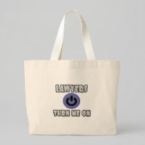 Lawyers Turn Me On Canvas Bags