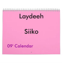 Laydeeh Siiko 09' Calendar