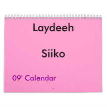 Laydeeh Siiko 09' calendario