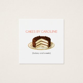 Layer Cake Square Business Card
