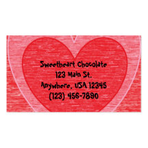 Layered Heart Business Card