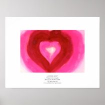 Layered Heart Poster