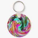 Layered Silk keychains