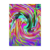 Layered Silk postcards