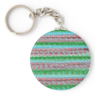 Layered stripes keychain