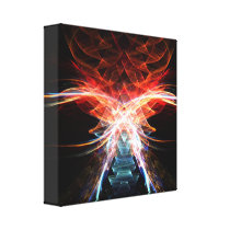 Layers of flame canvas prints