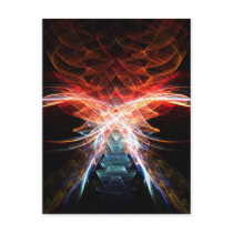 Layers of flame postcards
