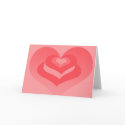 Layers of Love Heart Notecard or Invitation