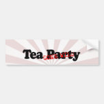 LAYERS Tea Party Girl Bumper Stickers